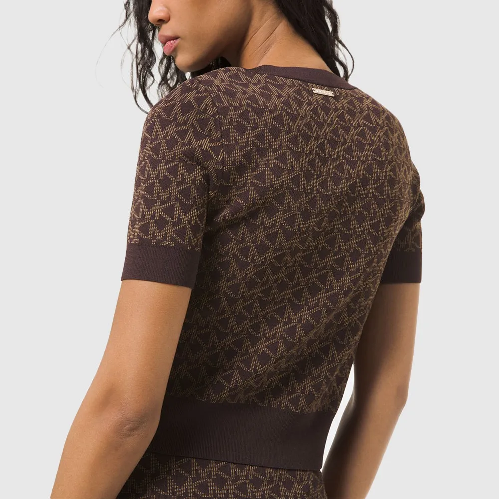 t-shirt à monogramme