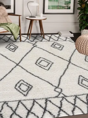 Tapis berbère style DOUX 2 - Ecru