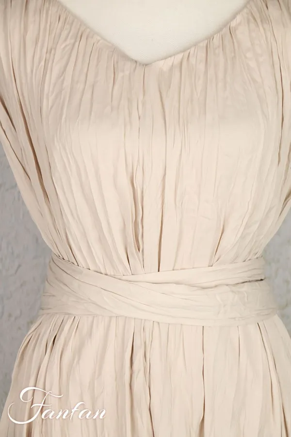 Van-Dos Blouse plissée crème 66275139